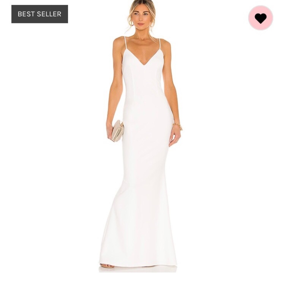 Katie May Size L White Dress